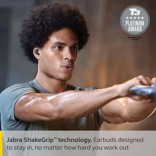 Jabra Elite 7 Active In-Ear Bluetooth Earbuds - True Wireless Sports Ear Buds with Jabra ShakeGrip - Amazon Warehouse (Very good) £74.46