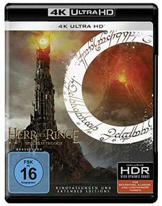 Lord of the Rings 4K Blu-ray Extended Trilogy - Usually dispatched within 2 to 5 weeks £32.04 (UK Mainland) Sold by Amazon EU @ Amazon