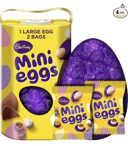 (Pack of 4) Cadbury Mini Eggs Large Chocolate Easter Egg (selected locations, Min Spend Applies) @ Amazon Fresh