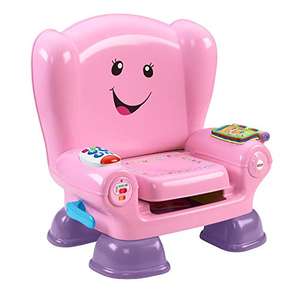 Fisher-Price Laugh & Learn Smart Stages interactive musical toddler Chair, pink, UK English Edition, £26.99 with Prime From Amazon