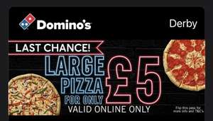 Large Dominos Pizza Only £5 @ Dominos
