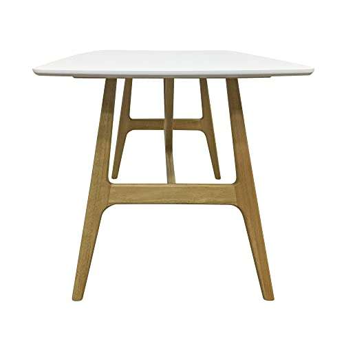 Bo Living White Oak Dining Table at Amazon, £109.99 | hotukdeals