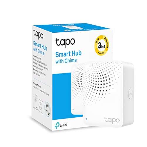 Tp-Link Tapo Smart IOT Hub with Chime (Tapo H100) - £13.49 @ Amazon
