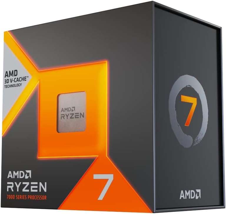 AMD Ryzen 7 7800X3D Processor with 3D V-Cache Technology, 8 Cores/16 Threads, Zen 4