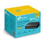 Deal: TP-Link LS1005G 5-Port Desktop/Wallmount Gigabit Ethernet Switch/Hub, Network Splitter, Plug and play - £8.99 @ Amazon