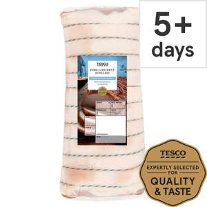 Tesco Pork Loin Joint Clubcard price £5 per kg