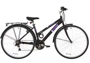 Freespirit City Urban Equipped Ladies Hybrid Bike 2021 - Black/Purple - £159.99 + £4.99 delivery @ ebikes direct