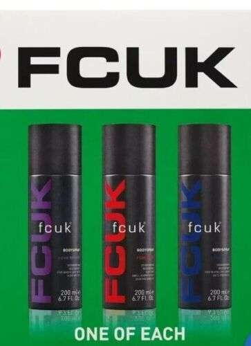 FCUK One Of Each Trio Gift Set - £6 + £1.50 click & collect @ Boots