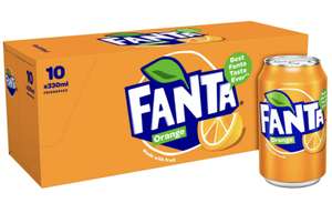 Fanta Orange 10 x 330ml Can Boxes - Instore Middleton