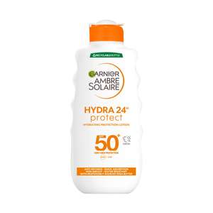 Garnier Ambre Solaire Hydra 24 Hour Protect Lotion, Sun Protection Factor 50, 200ml (£4.75/£4.25 on Subscribe & Save) + 5% off 1st S&S