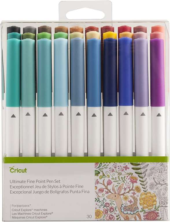 Cricut 2004060 Pens - Ultimate Fine Point Pen, 30 Count (Pack of 1) - £21.75 @ Amazon