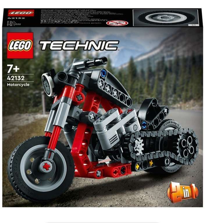 LEGO 42147 Technic Dump Truck £6.75 / LEGO 42132 Technic Motorcycle £6.75 (Clubcard Price) @ Tesco