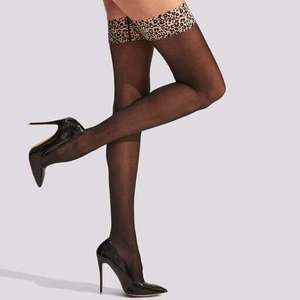 The Animal Top Hold Ups 20 Denier stockings 2 pairs for £14.40 Free Collection @ Ann Summers