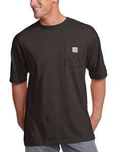 Carhartt Men's Workwear Pocket Short-sleeve T-shirt black £13.95 / £12.55 for Students (+£4.49 Non Prime) @ Amazon