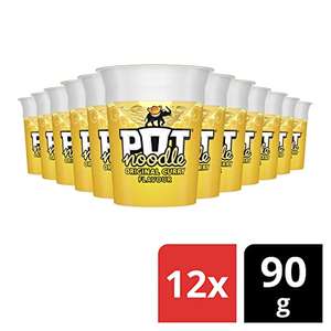 Pot Noodle Original Curry 90g 12 pack £7.20 (£6.84 via Subscribe and save + 15% voucher) @ Amazon