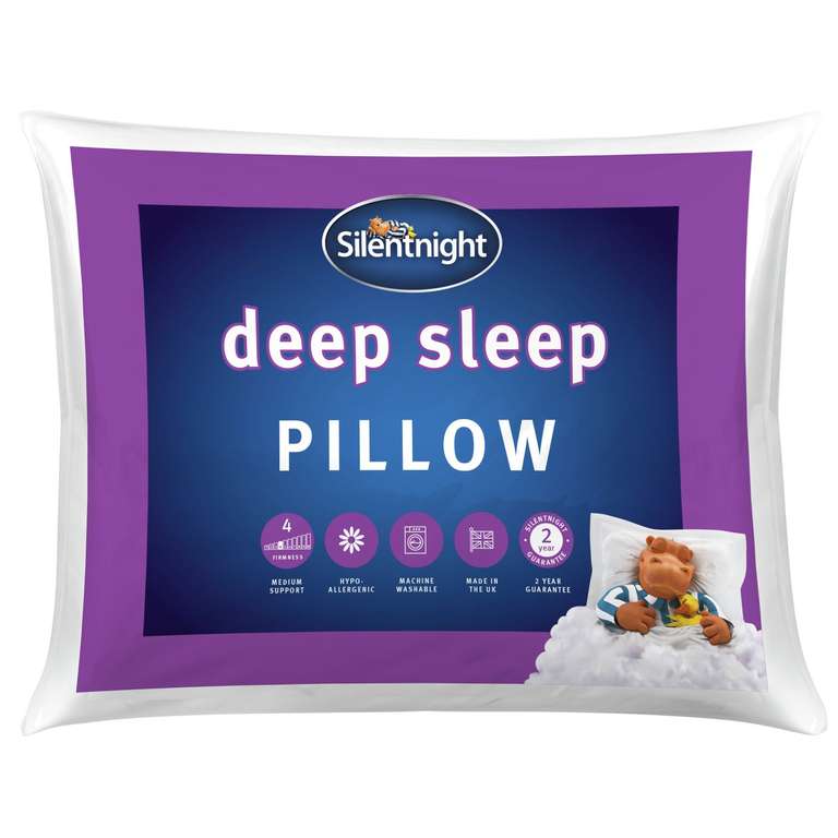 Silentnight Deep Sleep Medium / Soft Pillow (Free C&C)