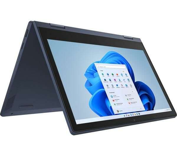 LENOVO IdeaPad Flex 3i 11.6" 2 in 1 Laptop - Intel Celeron, 64 GB eMMC, Blue £149 Free Collection @ Currys