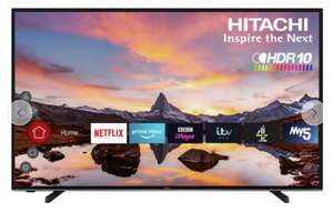 Hitachi 58" 4K TV with HDR10+ £349.99 (Free collection) at Argos