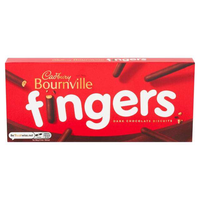 Cadbury Bournville Fingers Dark Chocolate Biscuits 114g £1 (Nectar Price)