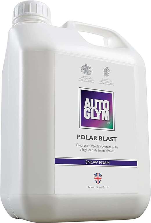 Autoglym Polar Blast, 2.5L - Thick Snow Foam Pre-Wash pH Neutral Car Cleaner - free click & collect, with code