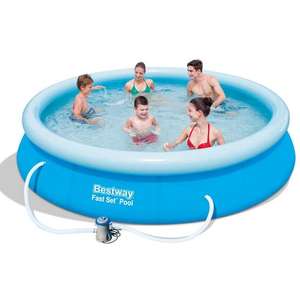 Bestway 10ft Fast Set Pool inc Filter Pump Now £59.96 with Free Delivery From AllRoundFun