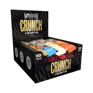 Warrior, CRUNCH - High Protein Bars 12 Pack x 64g, Variety Pack (13.02 S&S)