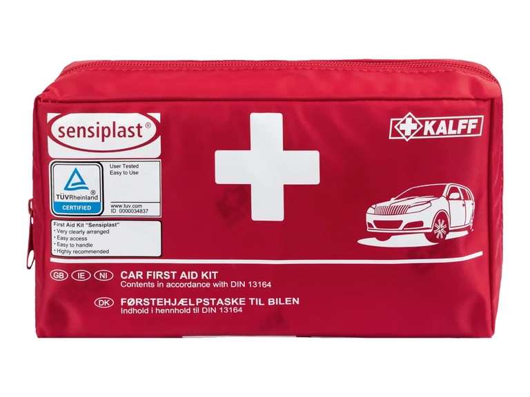 Sensiplast Car First Aid Kit - 44 Piece Set