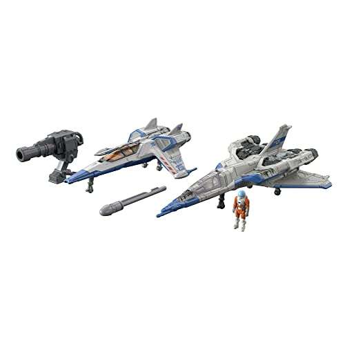 Buzz Lightyear Disney Spaceship Vehicle 2-Pack, Hyperspeed Series XL-01 and XL-15 Space Jets (7 Inch) and Mini-Figure