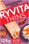 Ryvita Caramelised Onion Thins (6 packs of 125g) - £6 / £5.70 subscribe & save @ Amazon