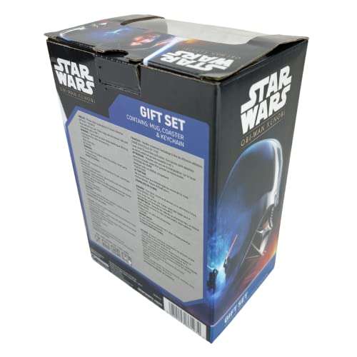 Star Wars Obi-Wan Kenobi Battle Mug, Coaster and Keyring Gift Set