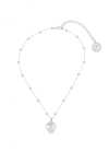 Bibi Bijoux Silver 'Sentiment' Heart Necklace (using code)