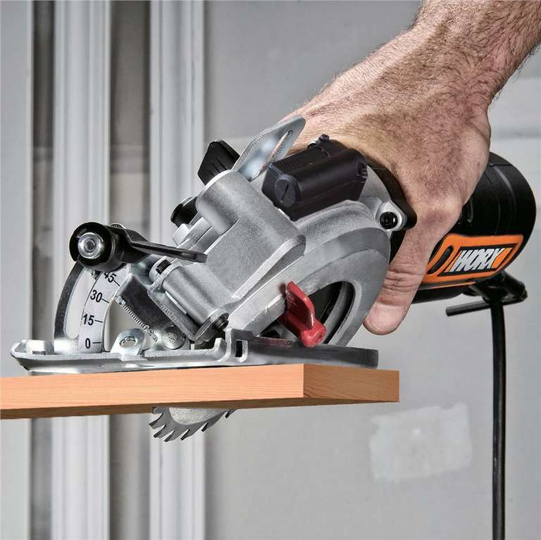 WORX WX427 XL 710W 45MM Compact Circular Saw (3 Year Warranty), 3 Blades, Carry Case £55.19 Delivered With Code (UK Mainland) @ Worx/eBay