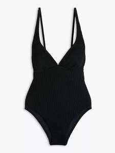 John Lewis own brand black swimming costume (all sizes currently available)
