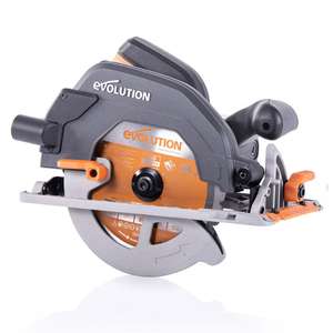 Evolution R185CCS 185mm Circular Saw With TCT Multi-Material Cutting Blade (110V Only)