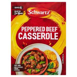 Schwartz Peppered Beef Casserole Mix 40 G | Serves 4 | Pack of 12