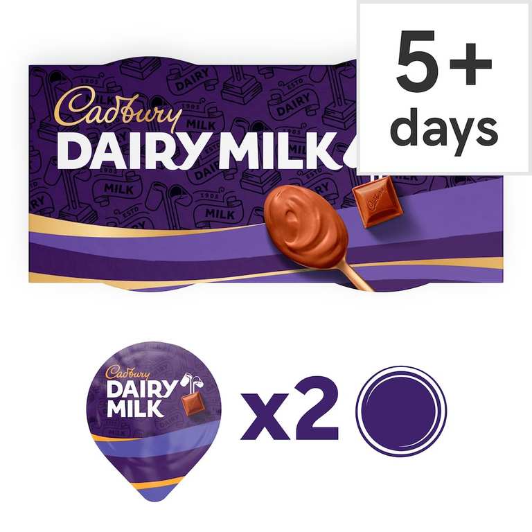 Cadbury Dairy Milk Pots Of Joy Dessert 2x60g - Clubcard Price
