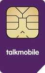 Sim Only 5G - 80GB Talkmobile - £9.95pm (30 Day) + Unlimited Mins / Texts & 5GB EU Roaming Allowance