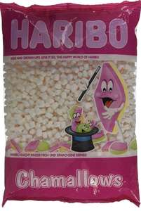 HARIBO Chamallows Mini Marshmellows, White, 1 kg £5.76 @ Amazon warehouse