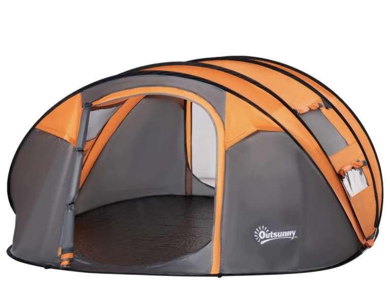 Outsunny 4-5 Person Pop-up Camping Tent £59.19 with code + free delivery @ Aosom