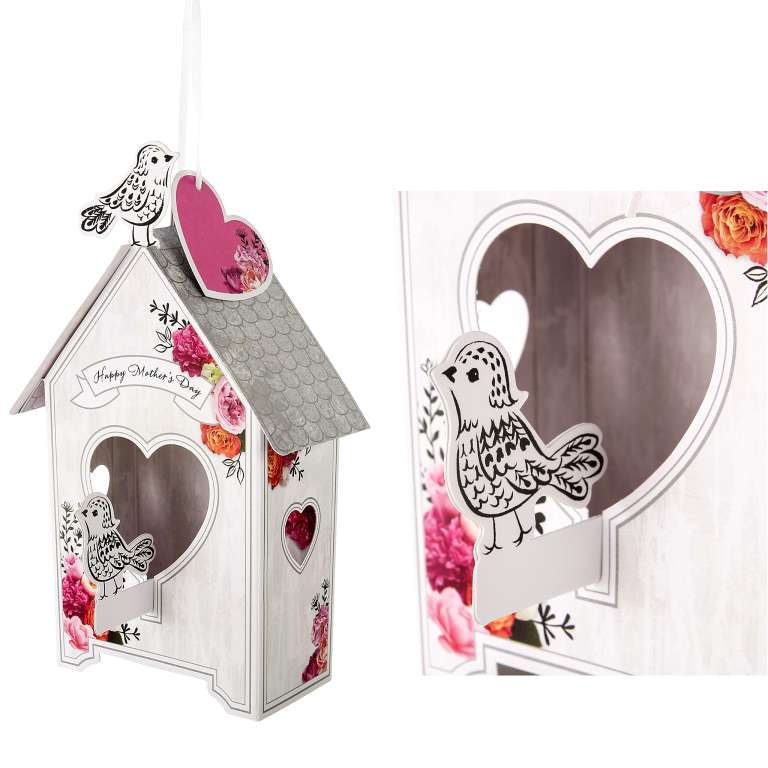 Mother's Day Card from Hallmark - 3D Pop-Out Birdhouse Design with Hanging Loop £3.38 @ Amazon