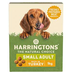 Harringtons Small Adult Turkey and Rice Dog Food 1Kg in Port Talbot