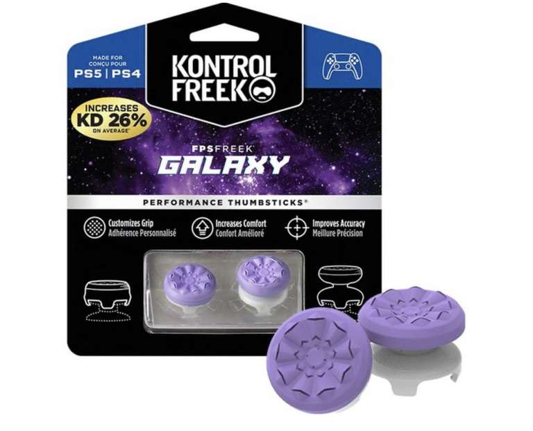 Gaming Kontrol Freek Galaxy PlayStation Thumbsticks & Controller Precision Rings (6 Pack) £4.99 each Free Click & Collect @ Currys