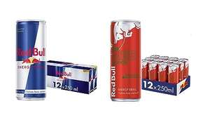 Red Bull Energy Drink 12x250ml and Red Bull Energy Drink Red Edition Watermelon 12x250ml