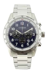 Citizen Men's Watch Blue Dial Chronograph (Quartz) Watch AN8160-52L with code