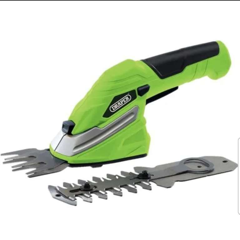 Draper 3.6V Cordless Hand Grass & Hedge Shear Kit - £18.93 + Free Click & Collection / £4.95 Delivery @ Robert Dyas