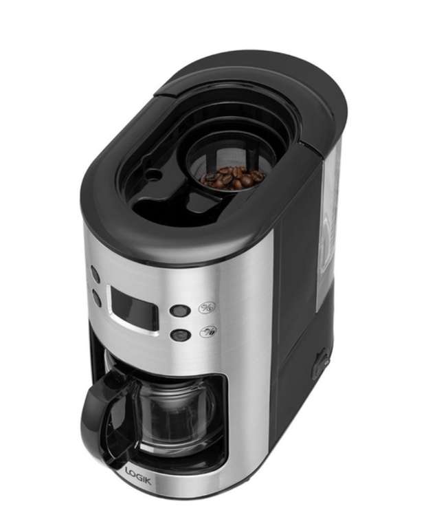 LOGIK L6CMG121 Bean to Cup Coffee Machine - Black & Stainless Steel - £17.97 @ Currys