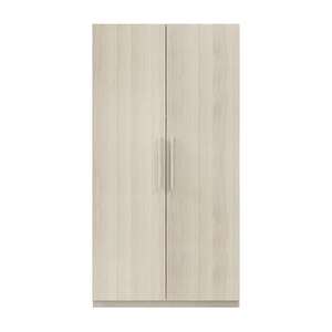 GoodHome Atomia Freestanding Matt oak effect 2 door Large Double Wardrobe With 10% Off at Checkout
