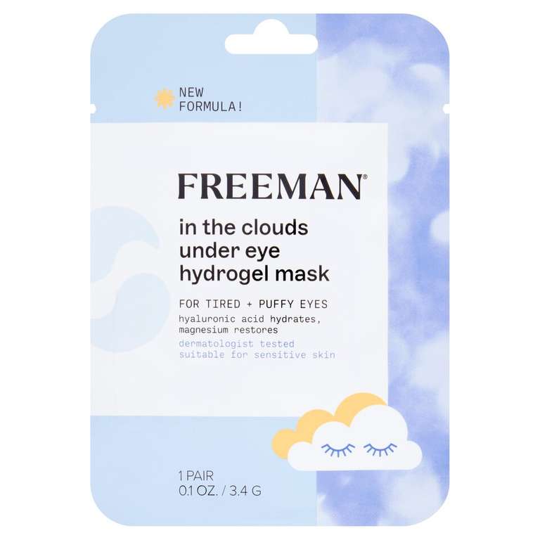 Freeman In The Clouds Under Eye Hydrogel face mask 3.4G £1.58 Reduced to clear @ Tesco