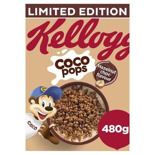 Kellogg's Limited Edition Coco Pops Hazelnut & Chocolate Flavoured 480G - Instore (Sheffield)