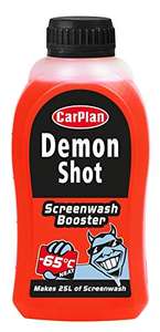2x CarPlan Demon Shot Screenwash Booster, 500ml - £8 @ Amazon